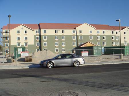 Hotel ligero de la estructura de acero en Las Vegas (construcción del hotel)